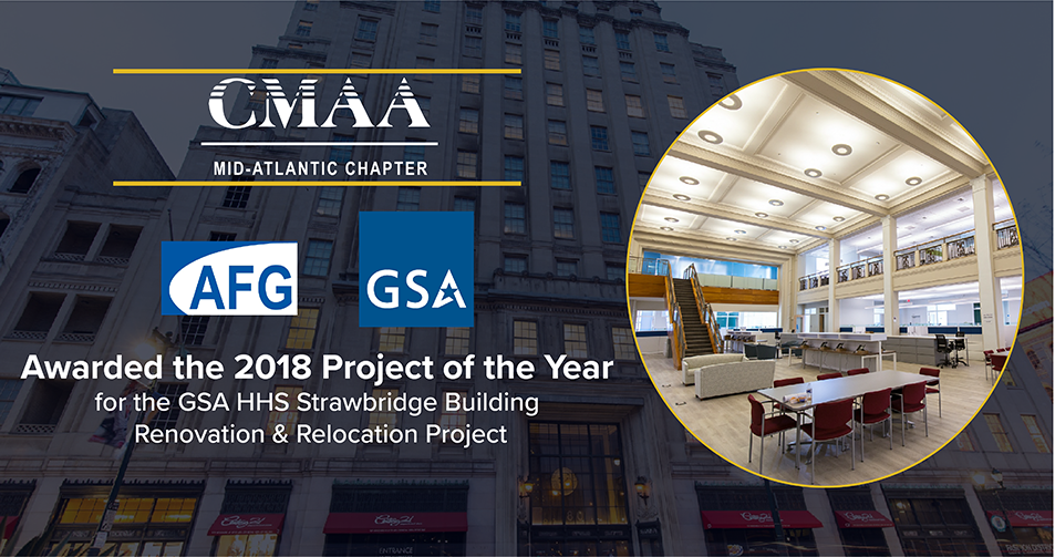 AFG / GSA Team Wins 2018 CMAA MidAtlantic Project of the Year Award